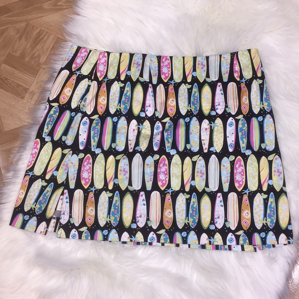 Bamboo Traders Multicolor Surfboard Skort Shorts